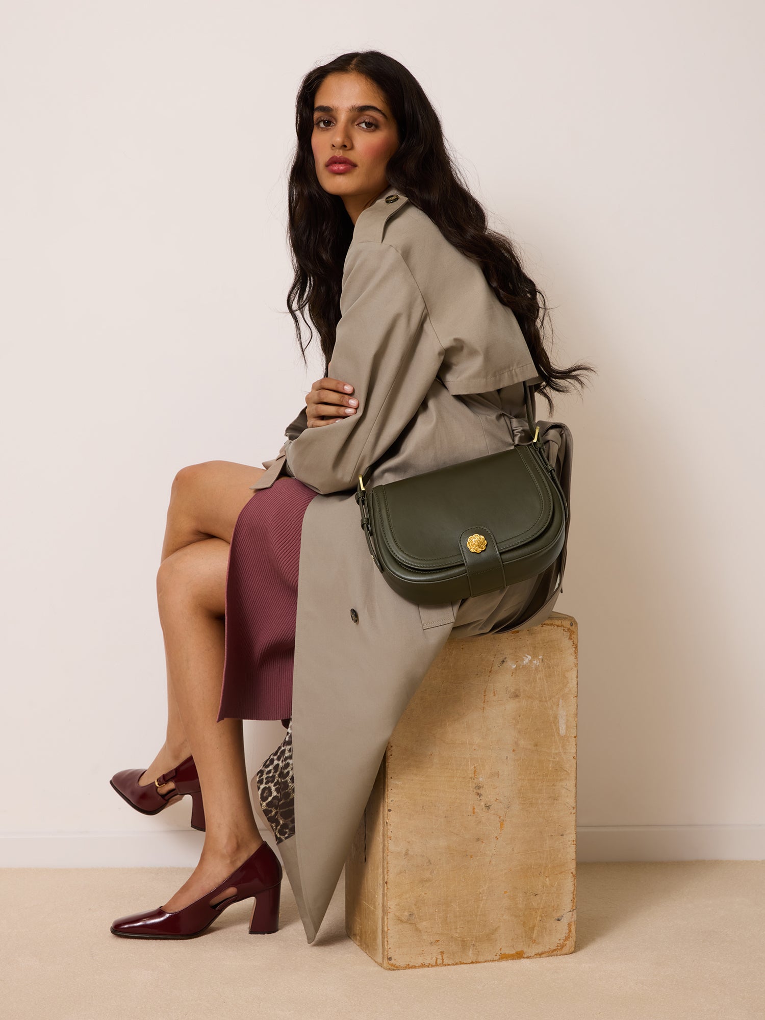 Sac TROQUET - CUIR KAKI
