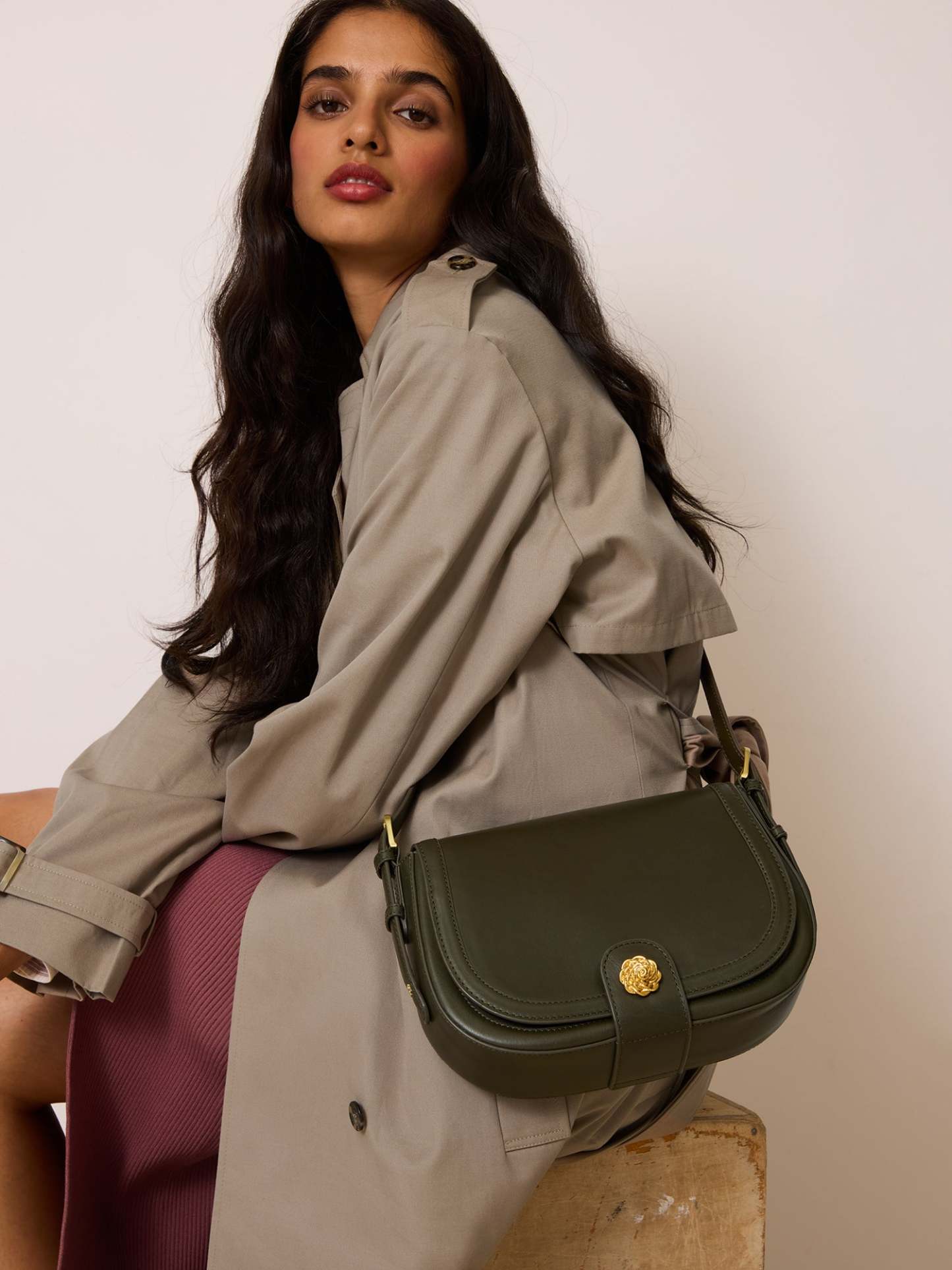 Sac TROQUET - CUIR KAKI