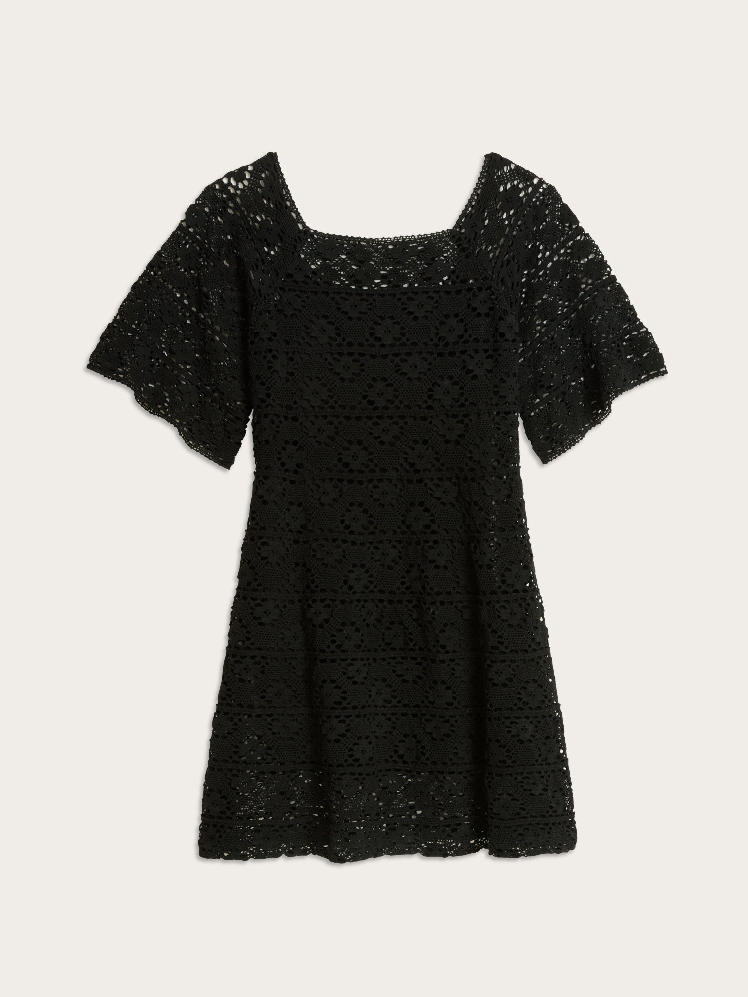 Robe HOLLY - CROCHET NOIR