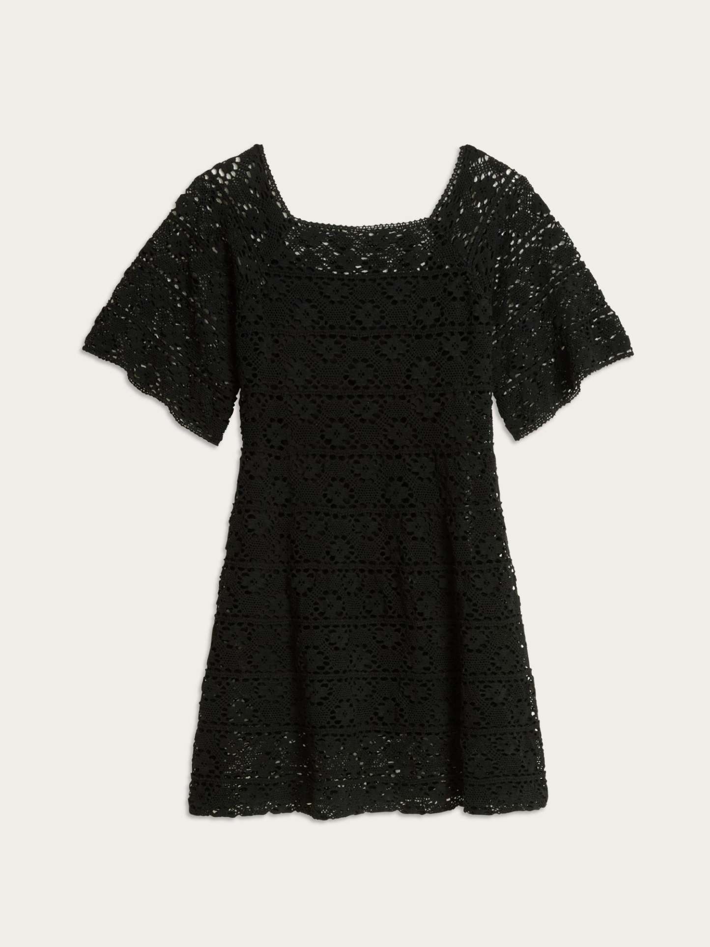 Robe HOLLY - CROCHET NOIR
