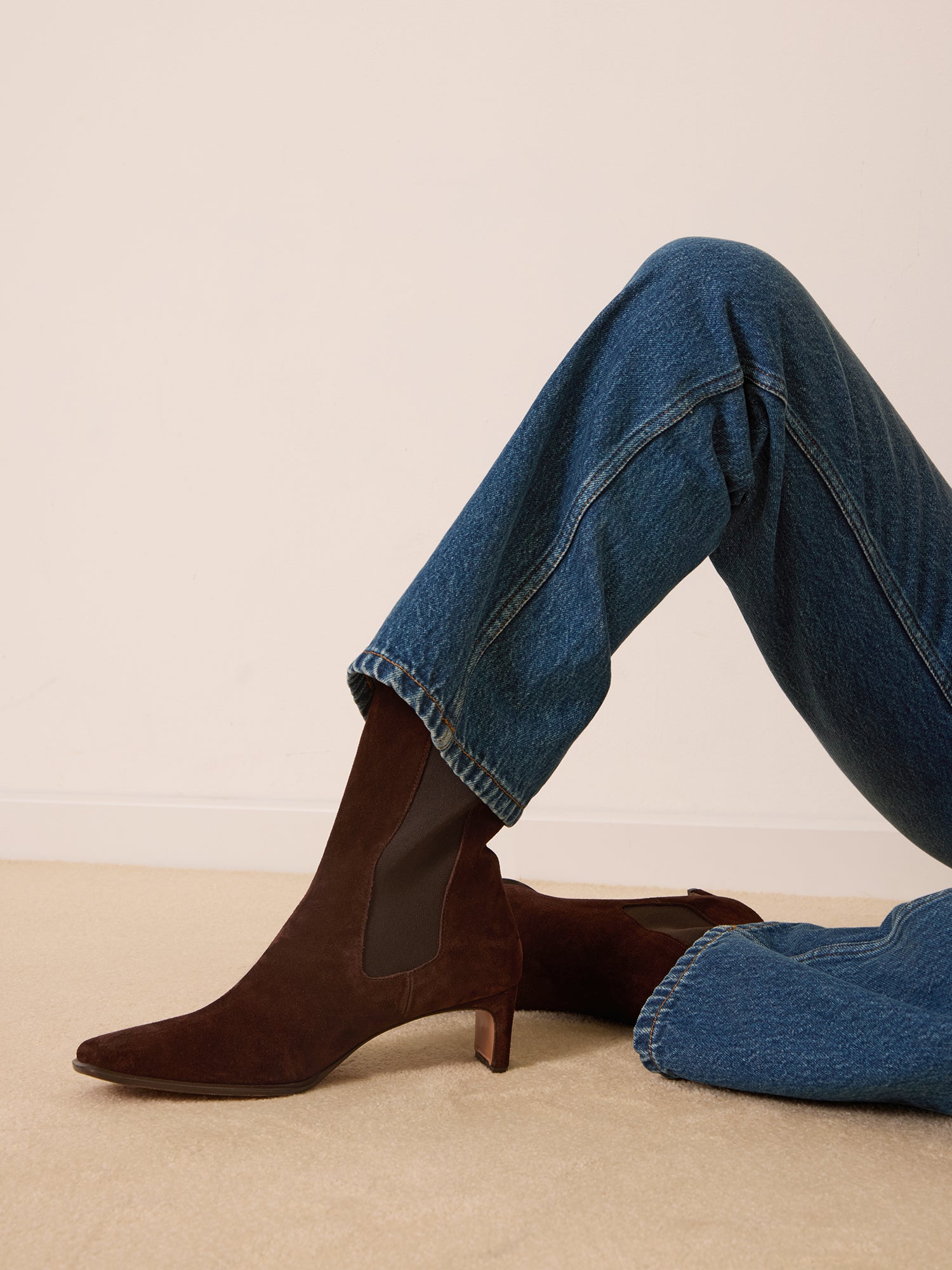 Bottines CHELSEA - Suede Ebène
