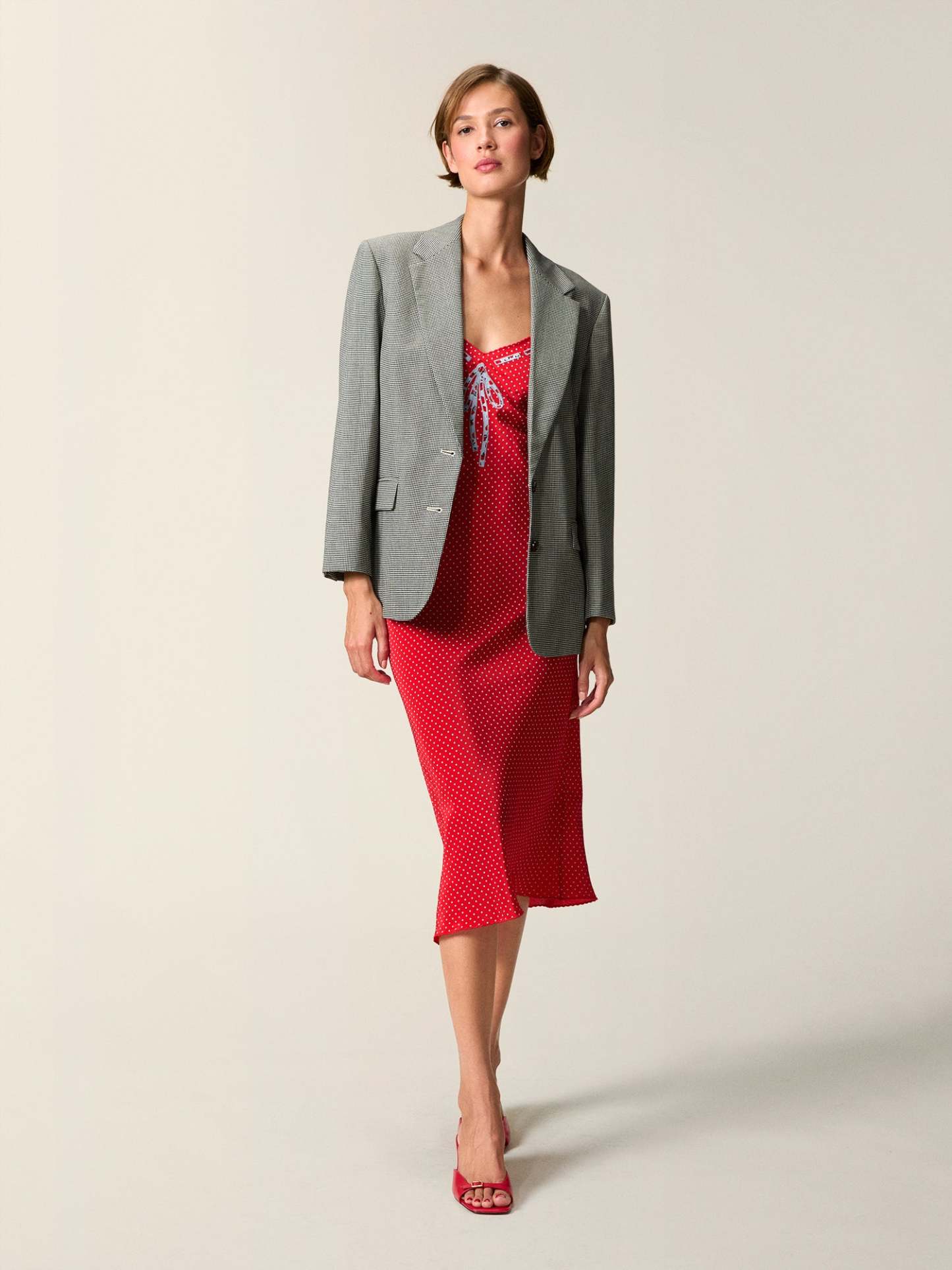 Veste GAMINE - Vichy Noir