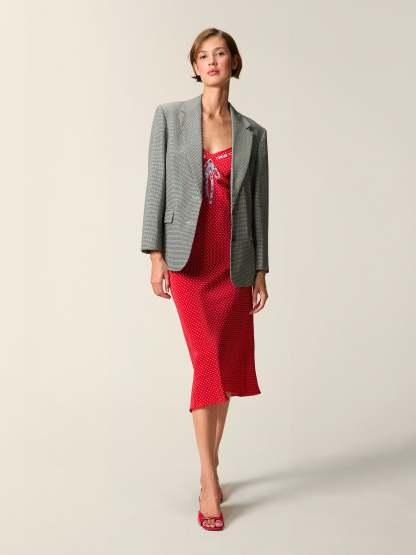 Veste GAMINE - Vichy Noir