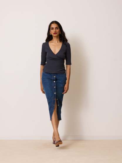 Jupe JORDIE - Denim Indigo original
