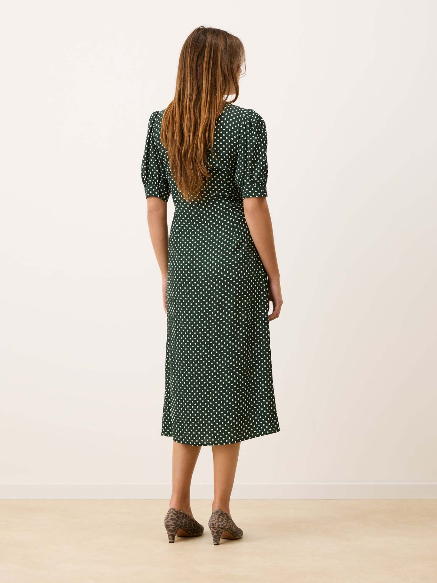 Robe JULIA - POIS VERT