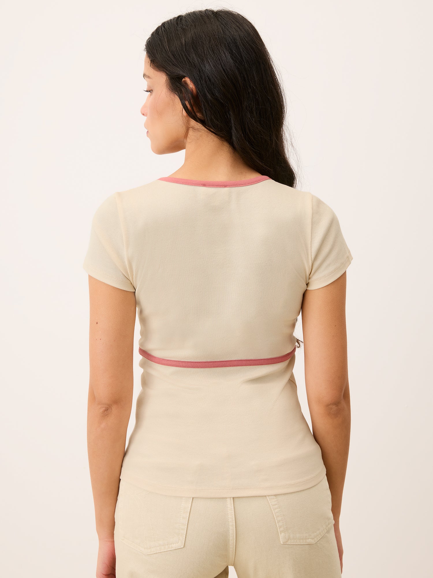 T-shirt KARENE - Uni Ecru