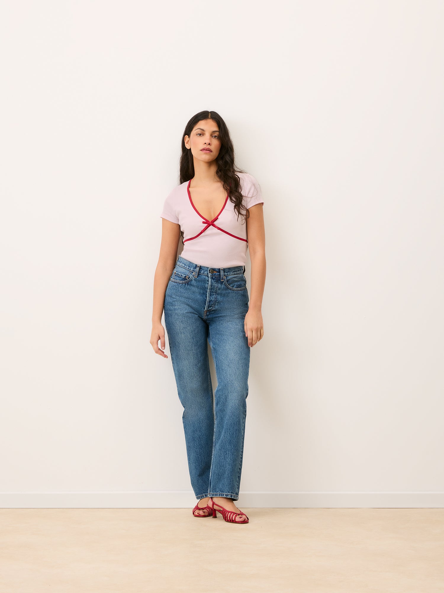 T-shirt KARENE - Uni Rose