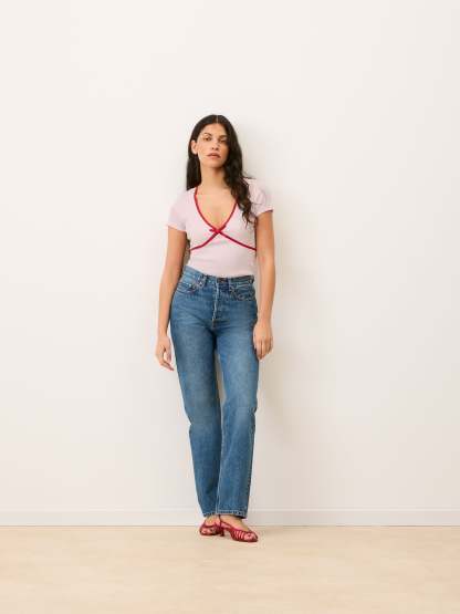 T-shirt KARENE - Uni Rose