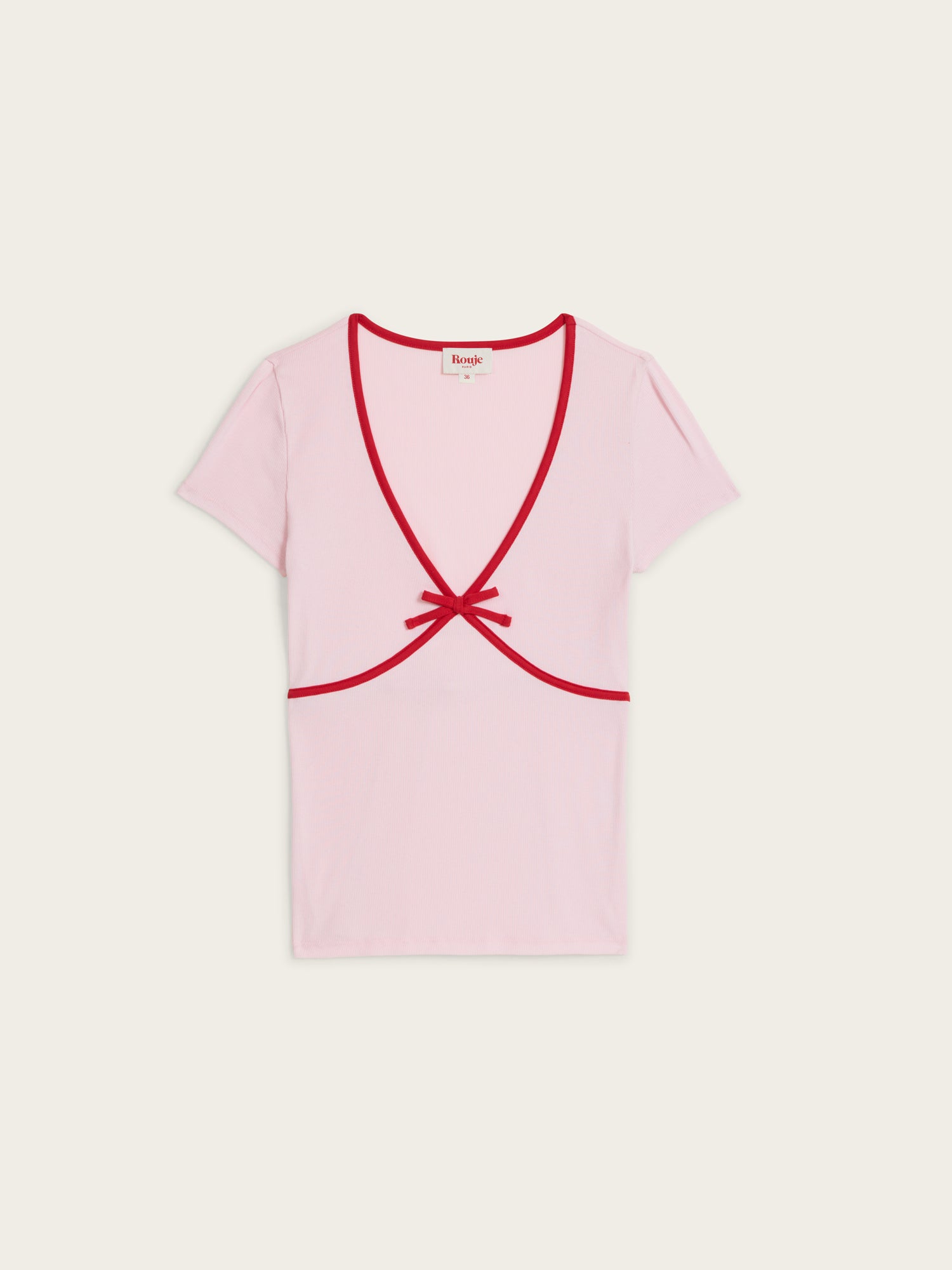 T-shirt KARENE - Uni Rose