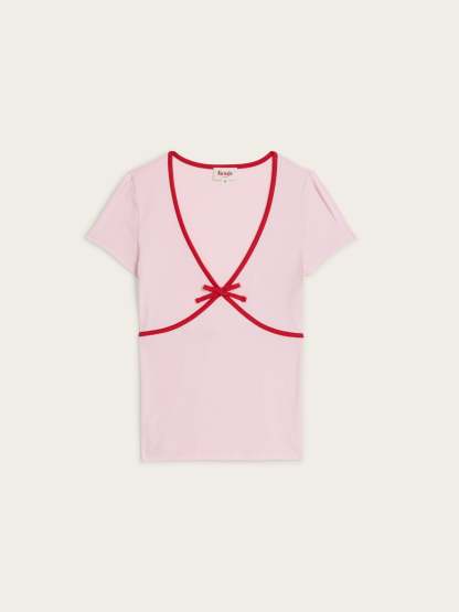 T-shirt KARENE - Uni Rose