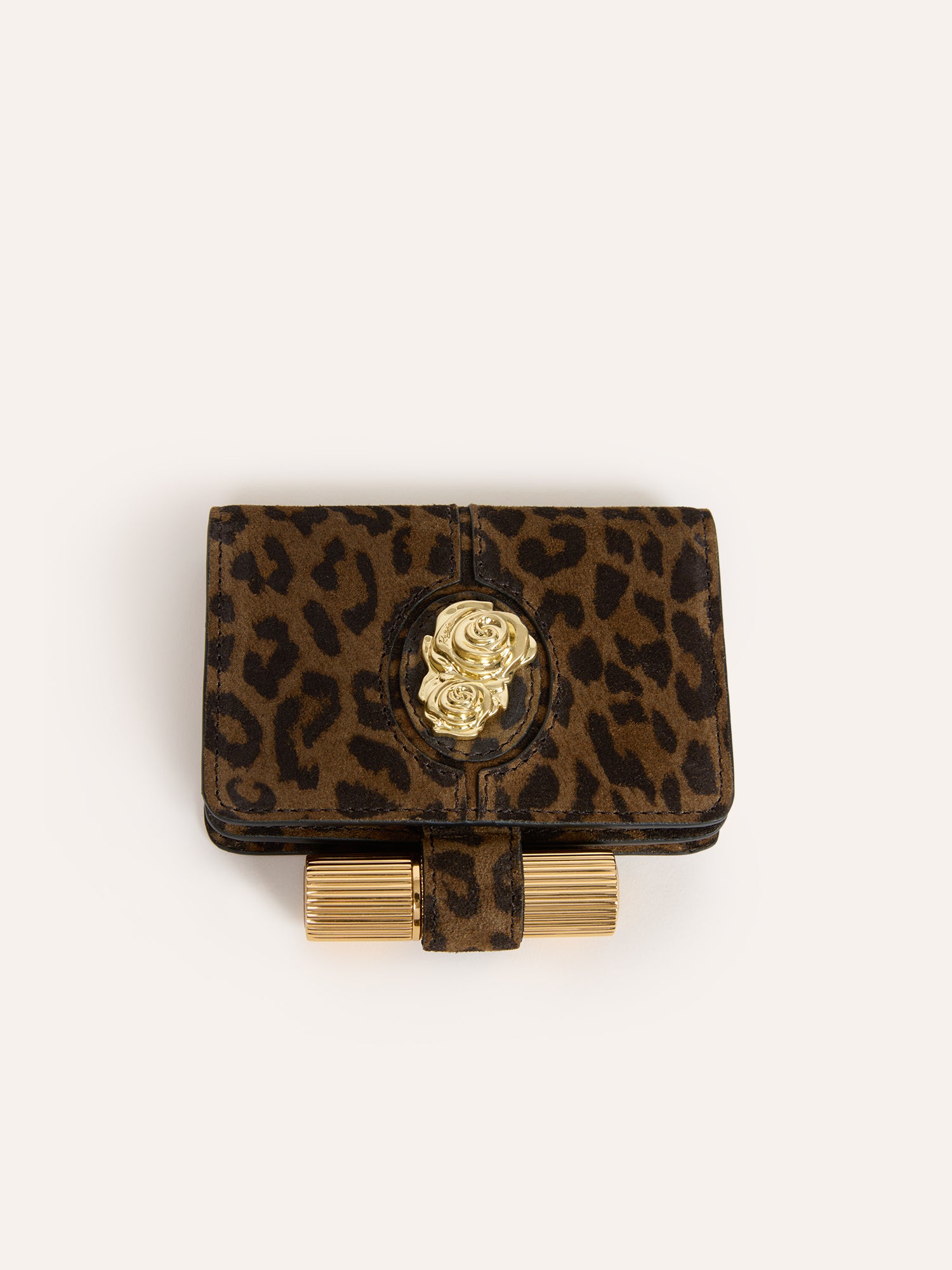 Portefeuille KIKI - Suede Léopard