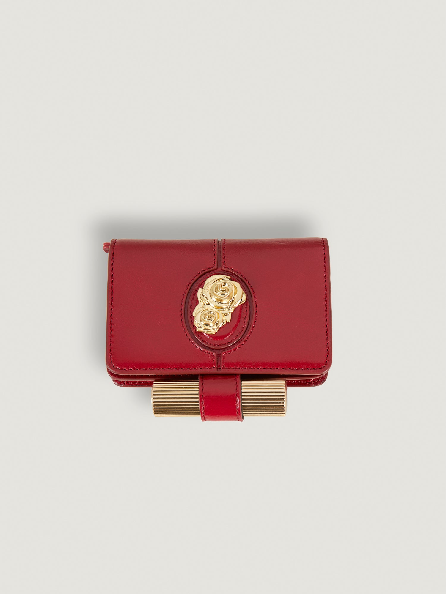 Portefeuille KIKI - Cuir Rouge