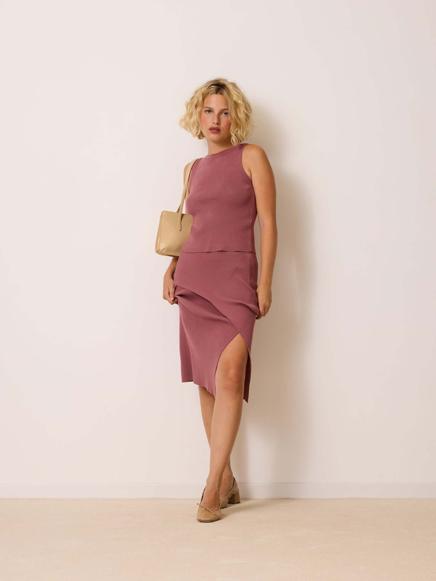 Jupe NEPHIS - COTES FRAMBOISE