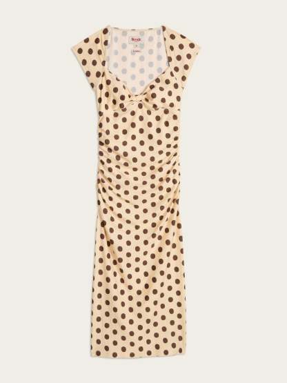 Robe LALY - DOTTIE CRÈME