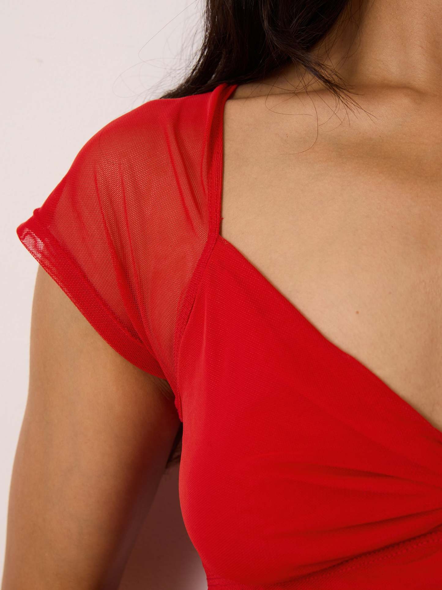 Robe LALY - Uni Rouge
