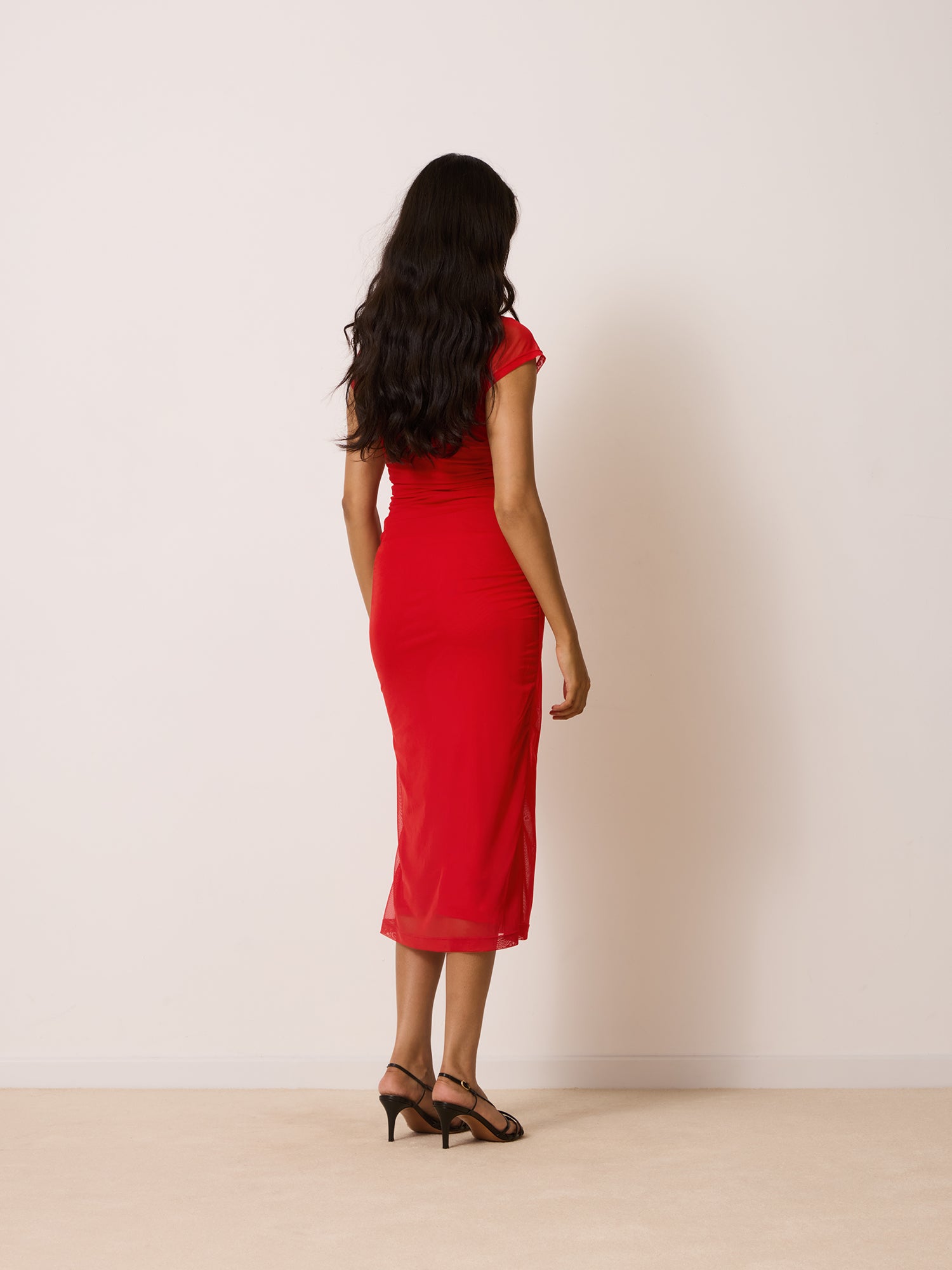 Robe LALY - Uni Rouge