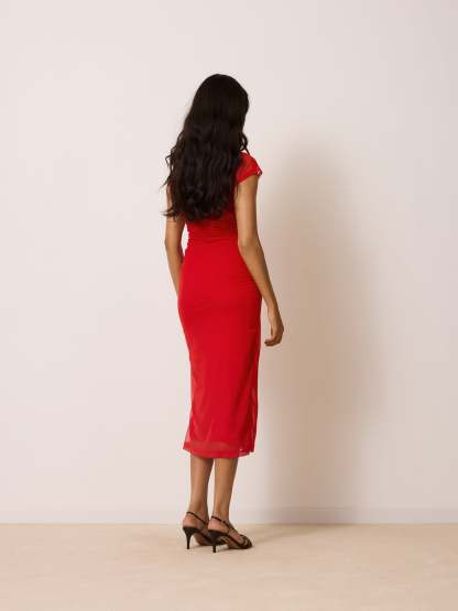 Robe LALY - Uni Rouge