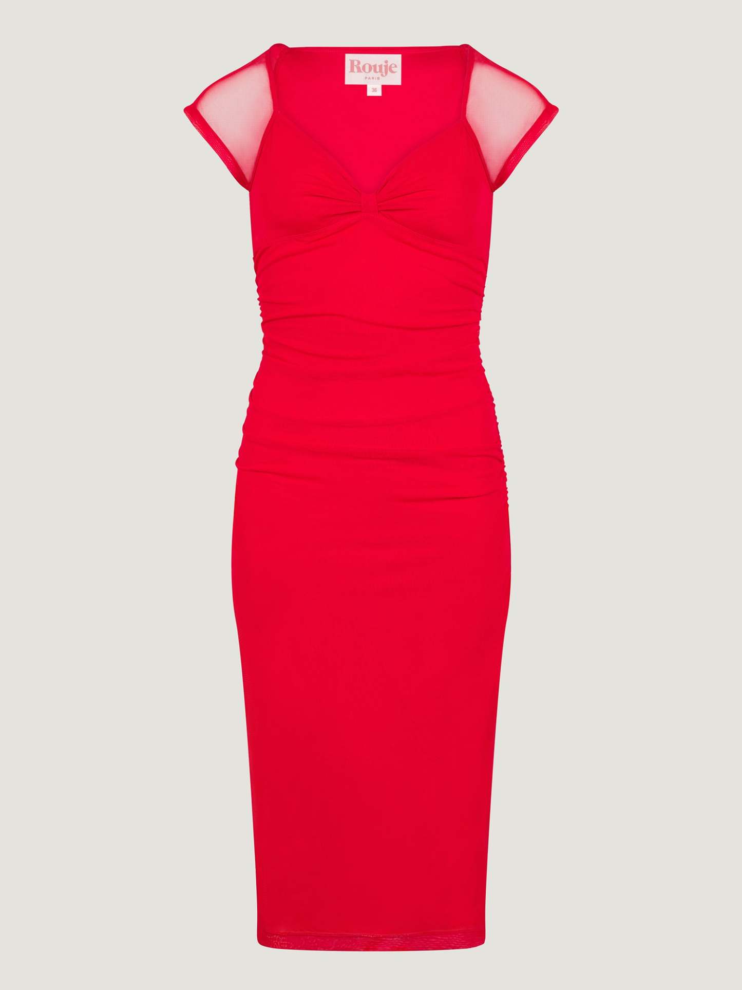 Robe LALY - Uni Rouge