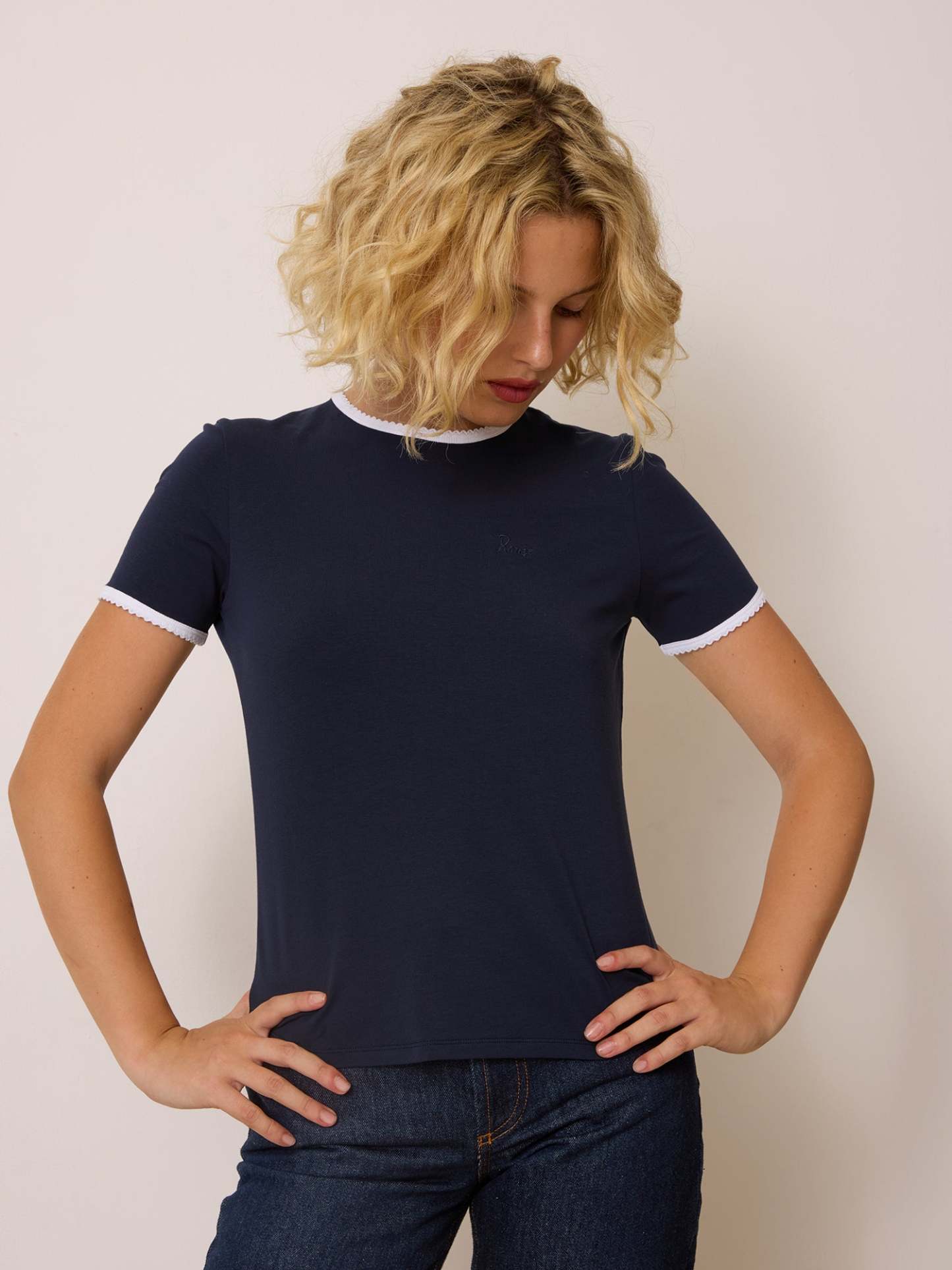 T-shirt LAURIE - Uni Marine