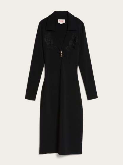 Robe LEONTINE - BRODERIE  NOIR