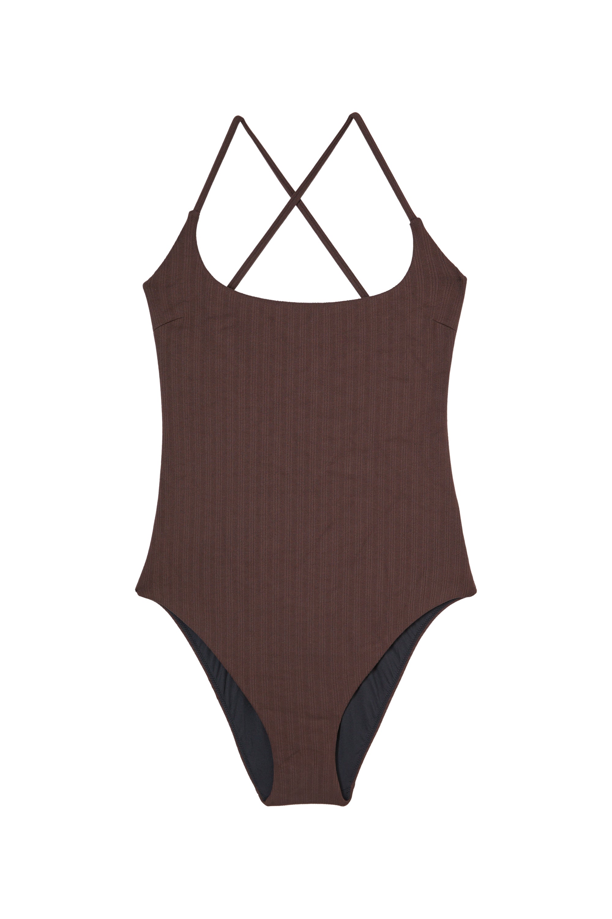 Maillot STELLA - Uni Chocolat