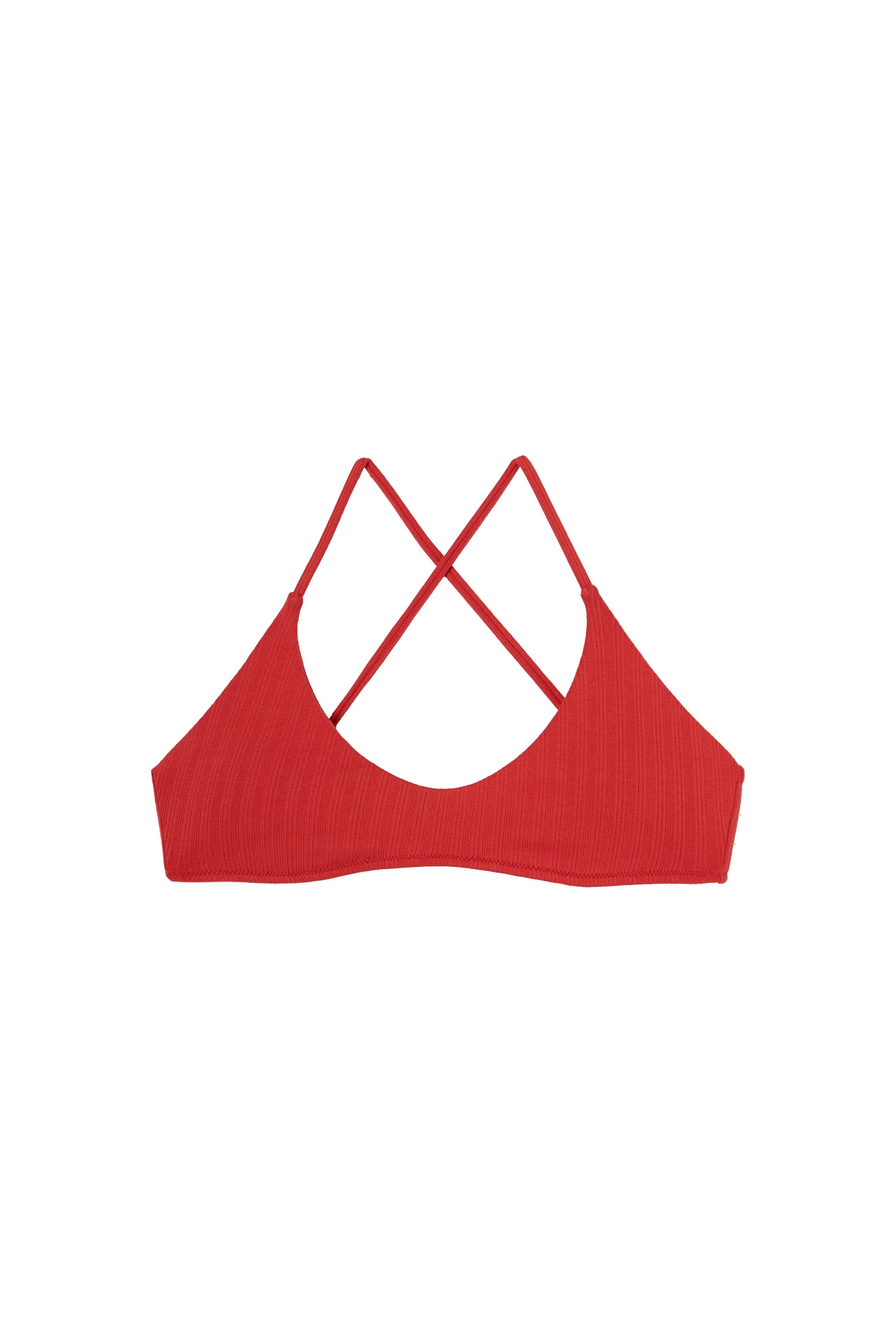 Haut de maillot DREW - Uni Rouge