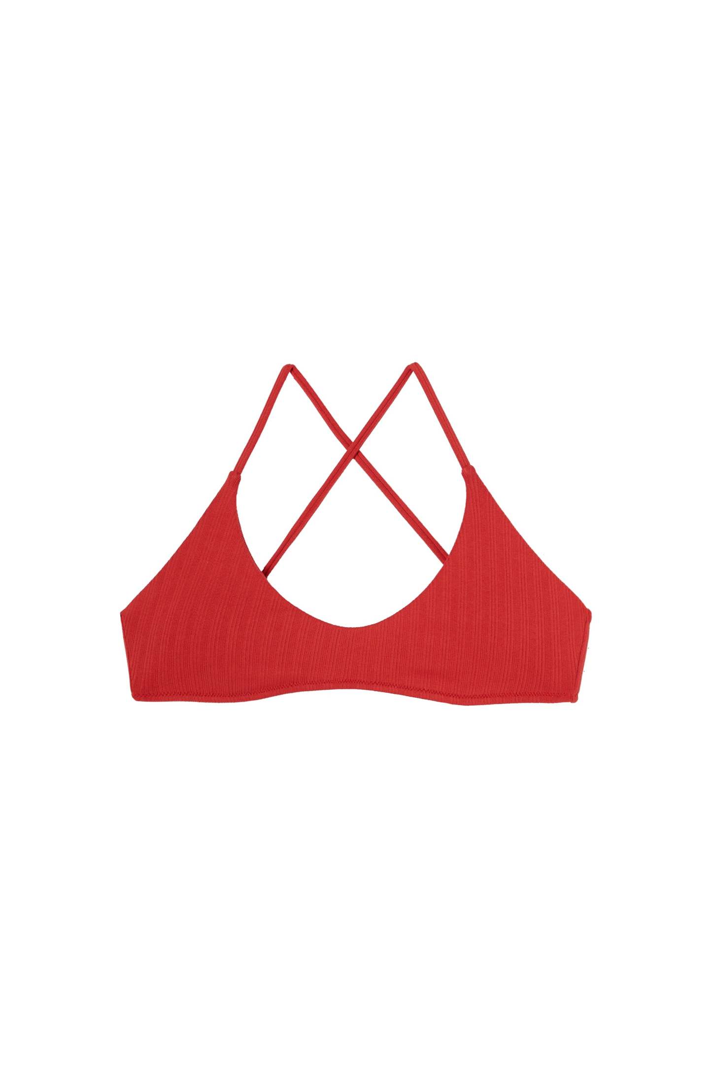 Haut de maillot DREW - Uni Rouge