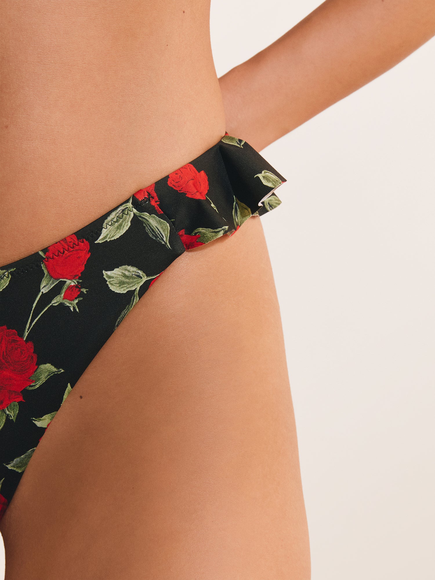 Bas de maillot LILOU - ROSES ROUGES