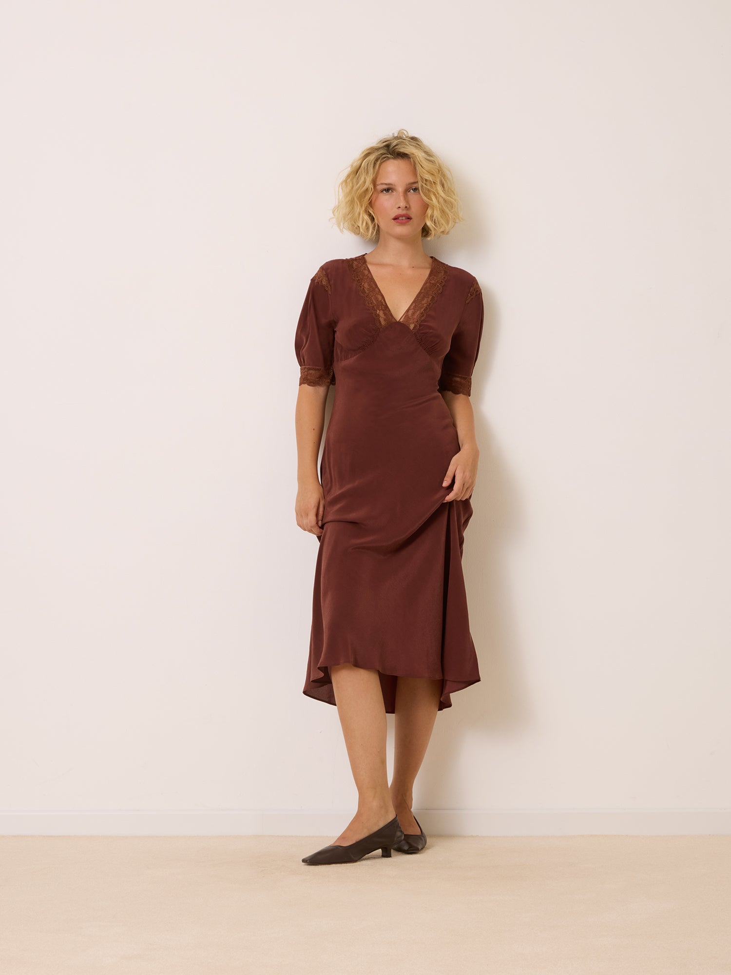 Robe LISERON - Uni Chocolat