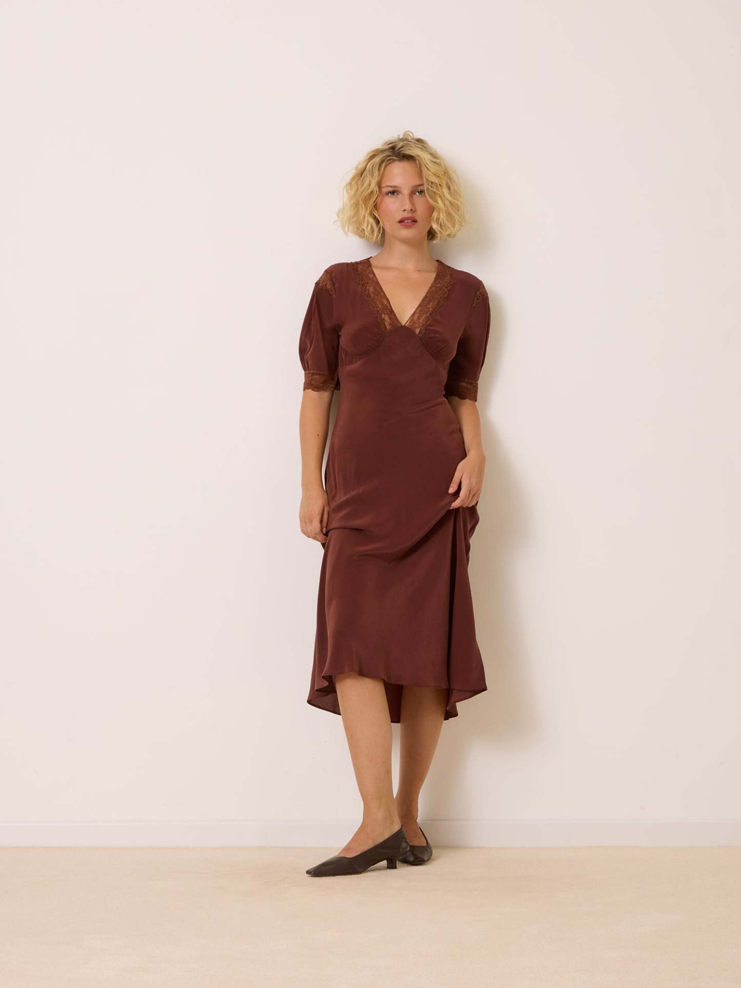 Robe LISERON - Uni Chocolat