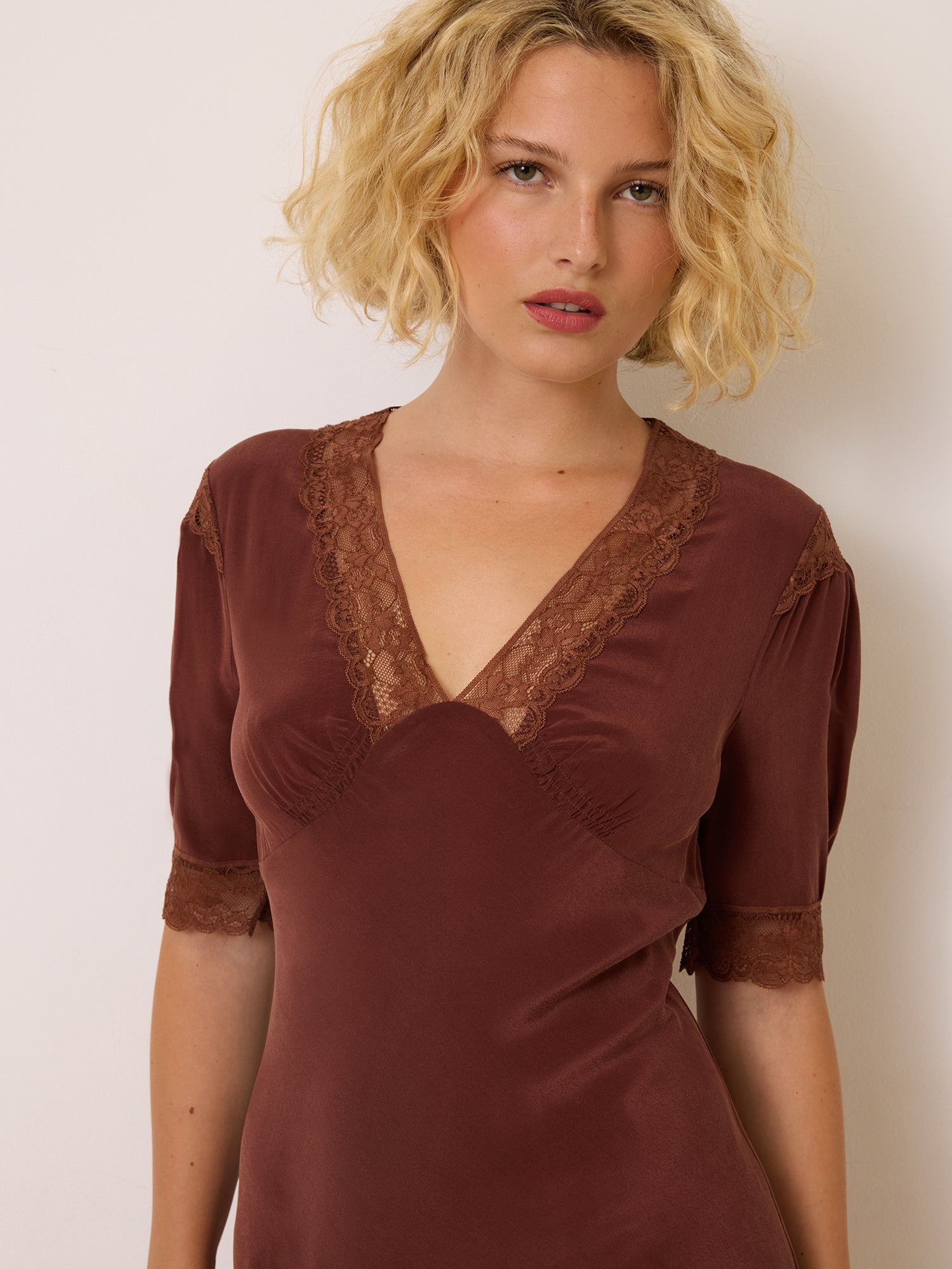 Robe LISERON - Uni Chocolat