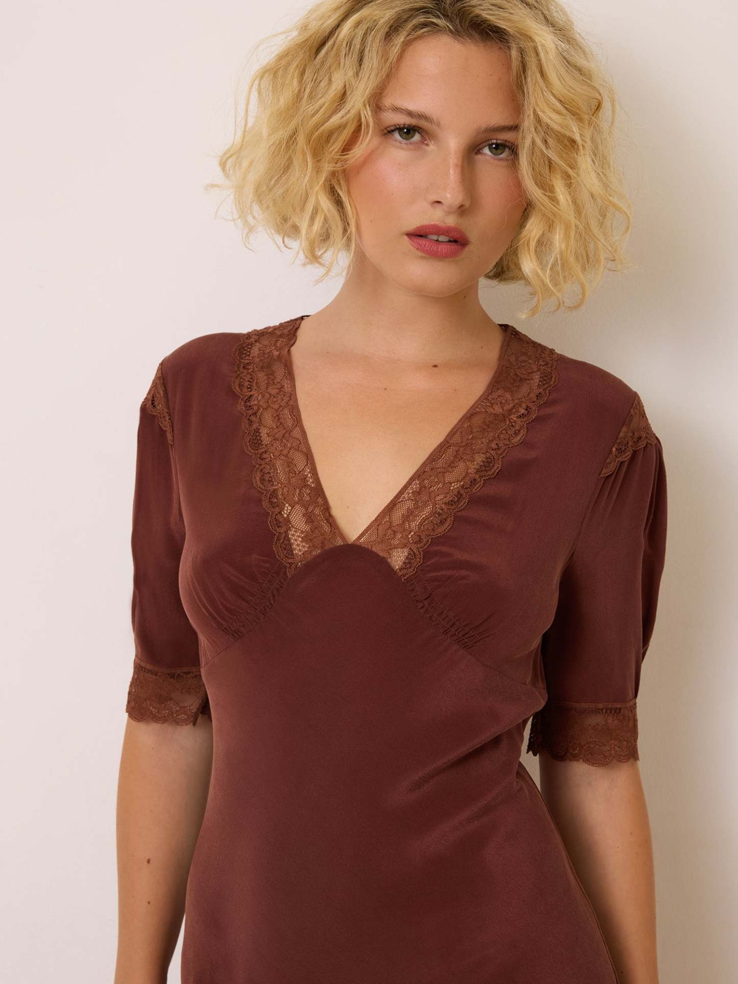 Robe LISERON - Uni Chocolat