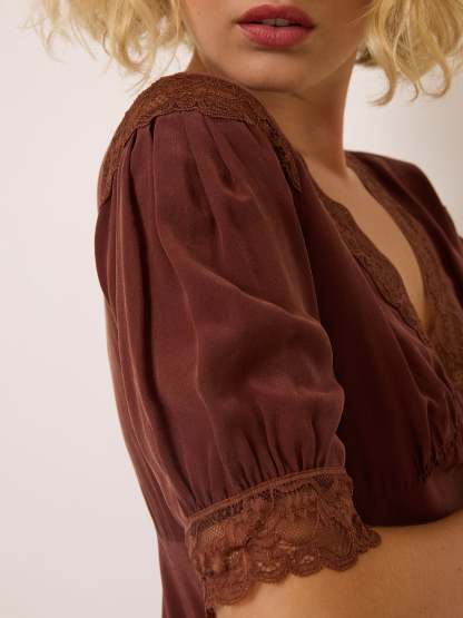 Robe LISERON - Uni Chocolat