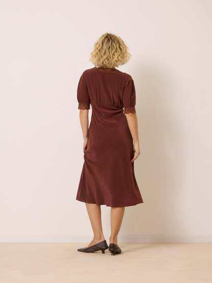 Robe LISERON - Uni Chocolat