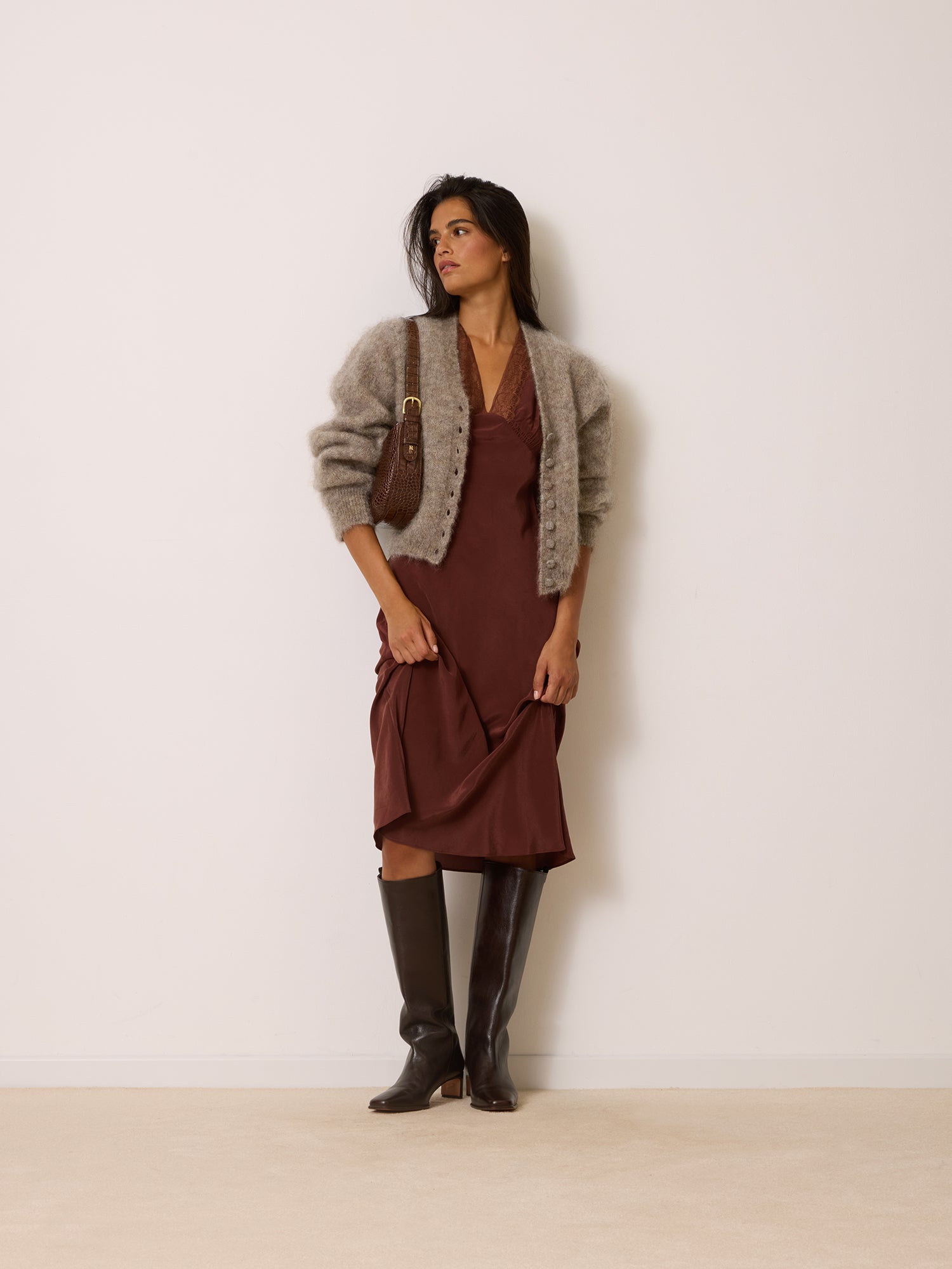 Robe LISERON - Uni Chocolat
