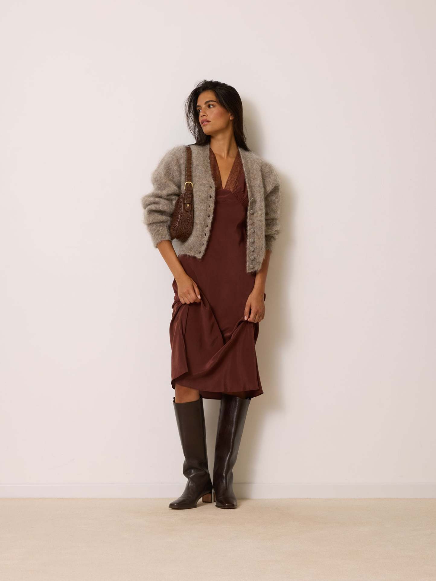 Robe LISERON - Uni Chocolat
