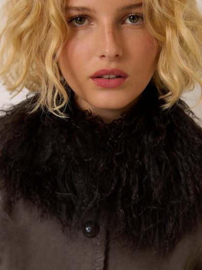 Veste LYS - SUEDE TAUPE