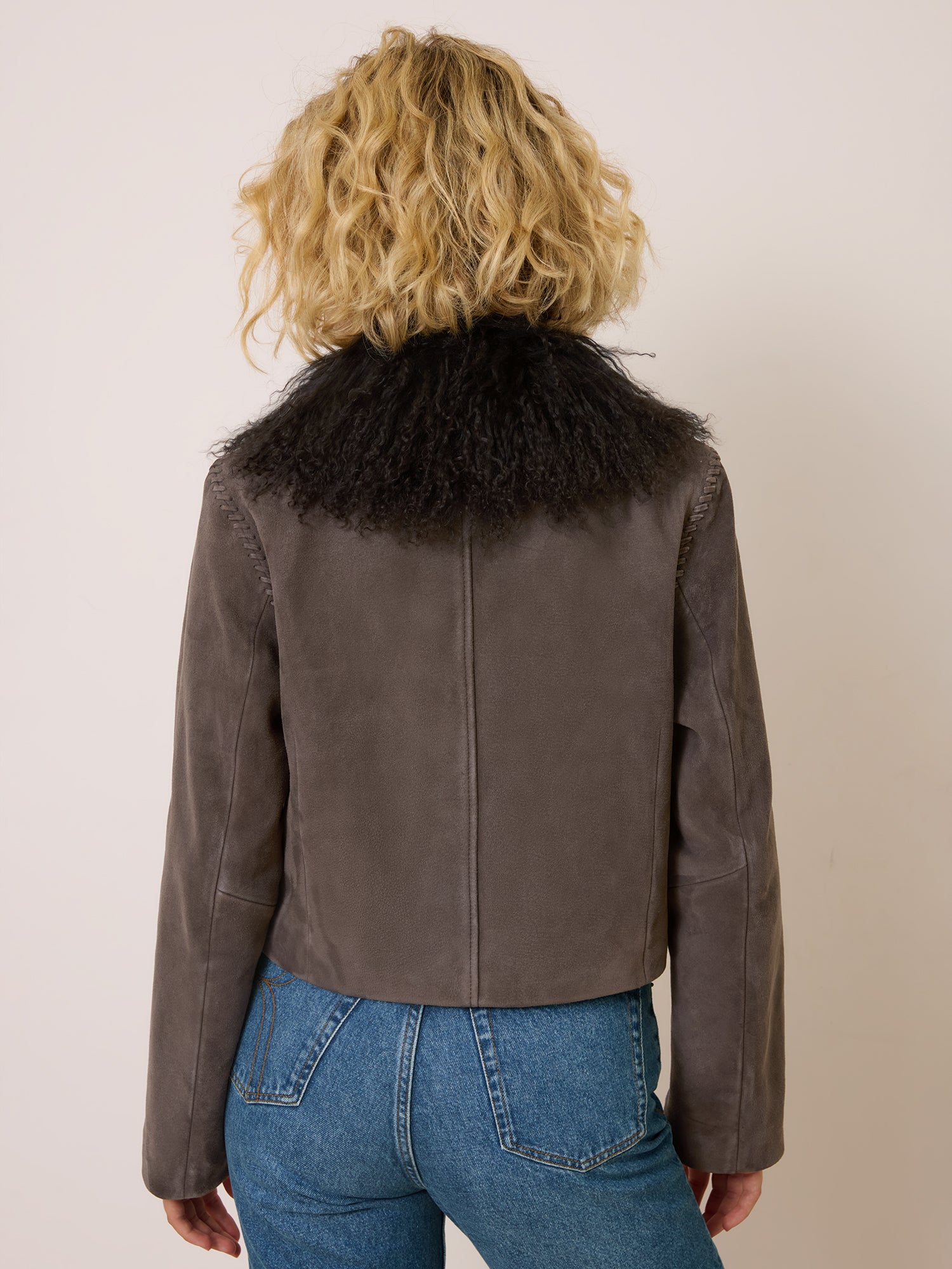 Veste LYS - SUEDE TAUPE