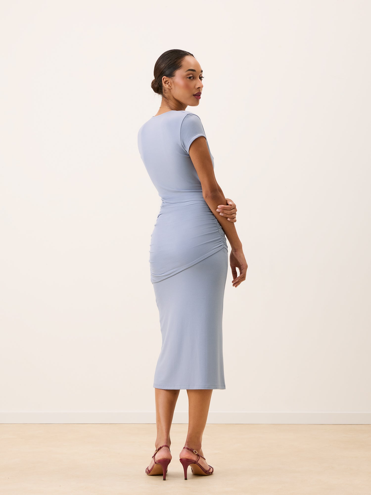 Robe MAGDALENA - UNI BLEUET