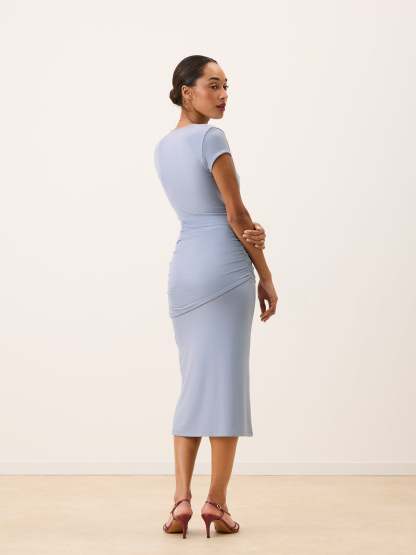 Robe MAGDALENA - UNI BLEUET