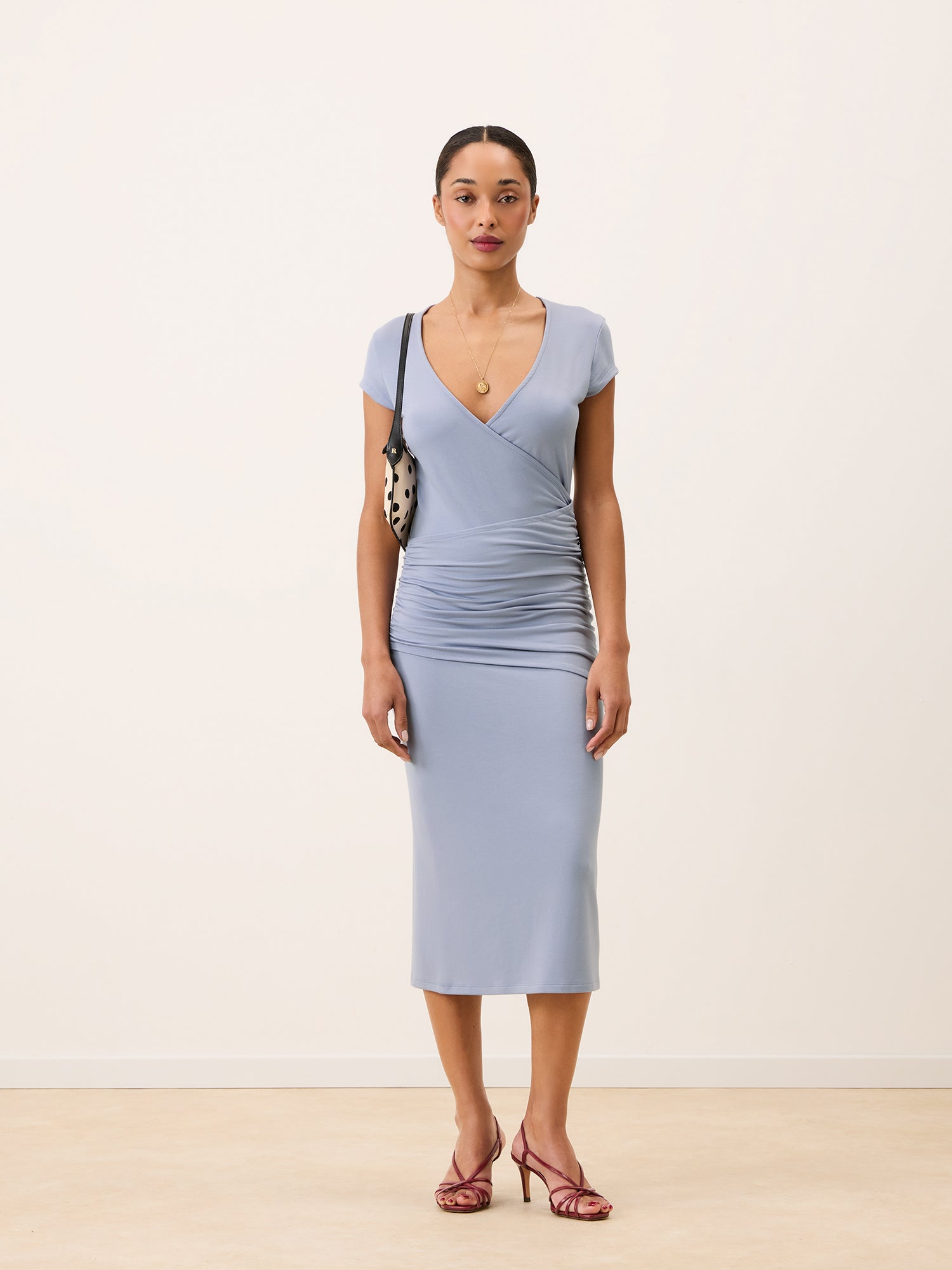 Robe MAGDALENA - UNI BLEUET