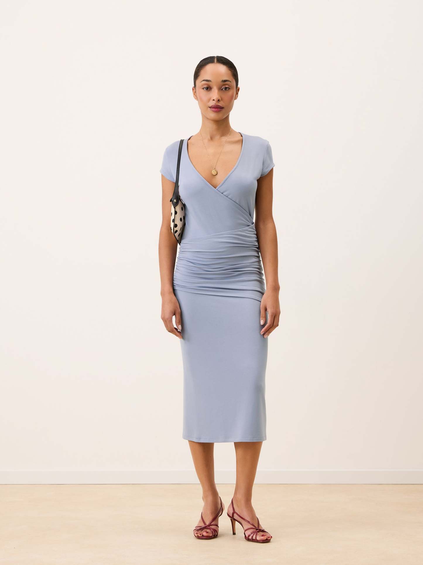 Robe MAGDALENA - UNI BLEUET