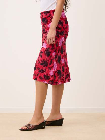 Jupe MAGGIE - FLAMENCO  ROUGE
