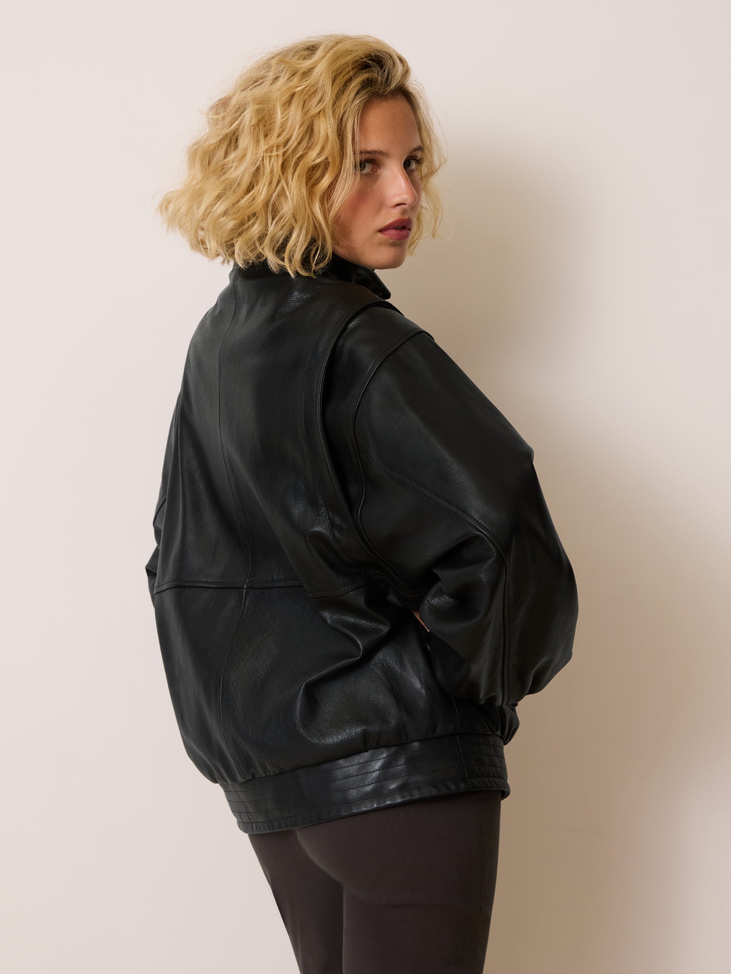 Veste ROMEO - Cuir Noir