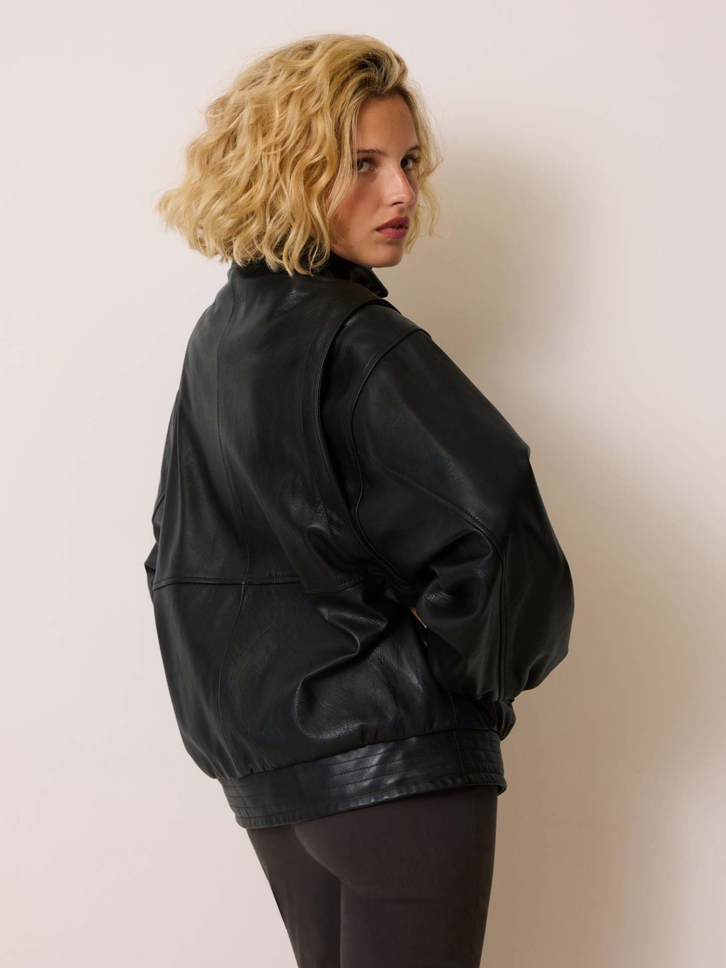 Veste ROMEO - Cuir Noir