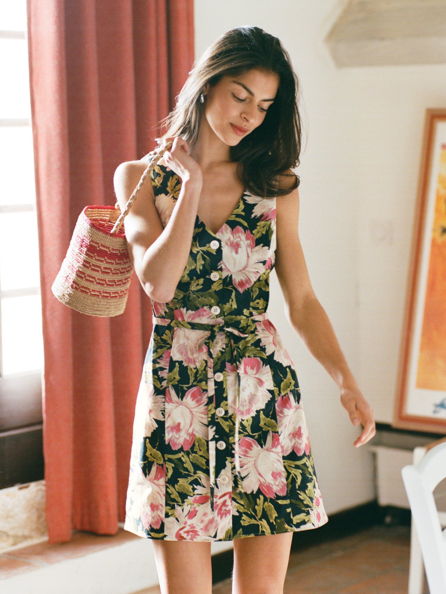 Robe MANUELA - VANITYPEONY MARINE