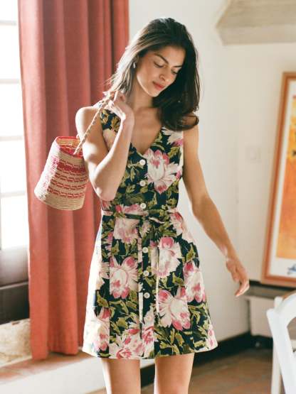 Robe MANUELA - VANITYPEONY MARINE