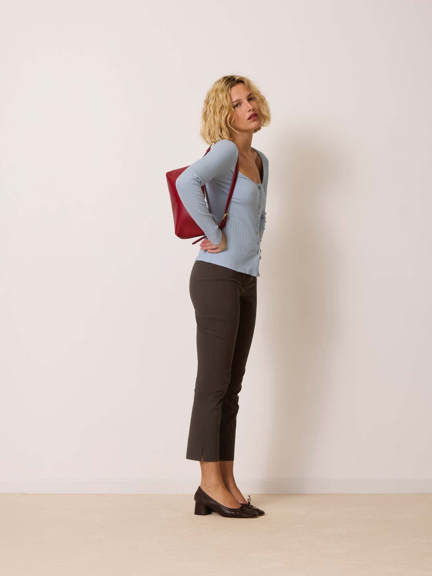 Sac MINUIT - Cuir Rouge