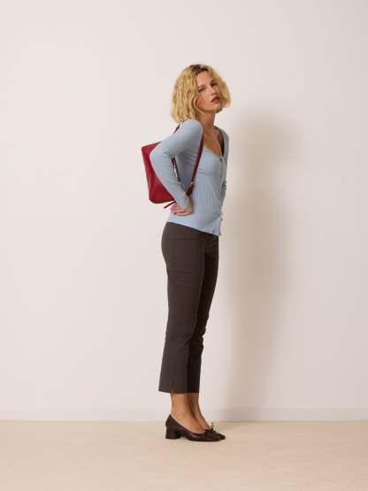 Sac MINUIT - Cuir Rouge