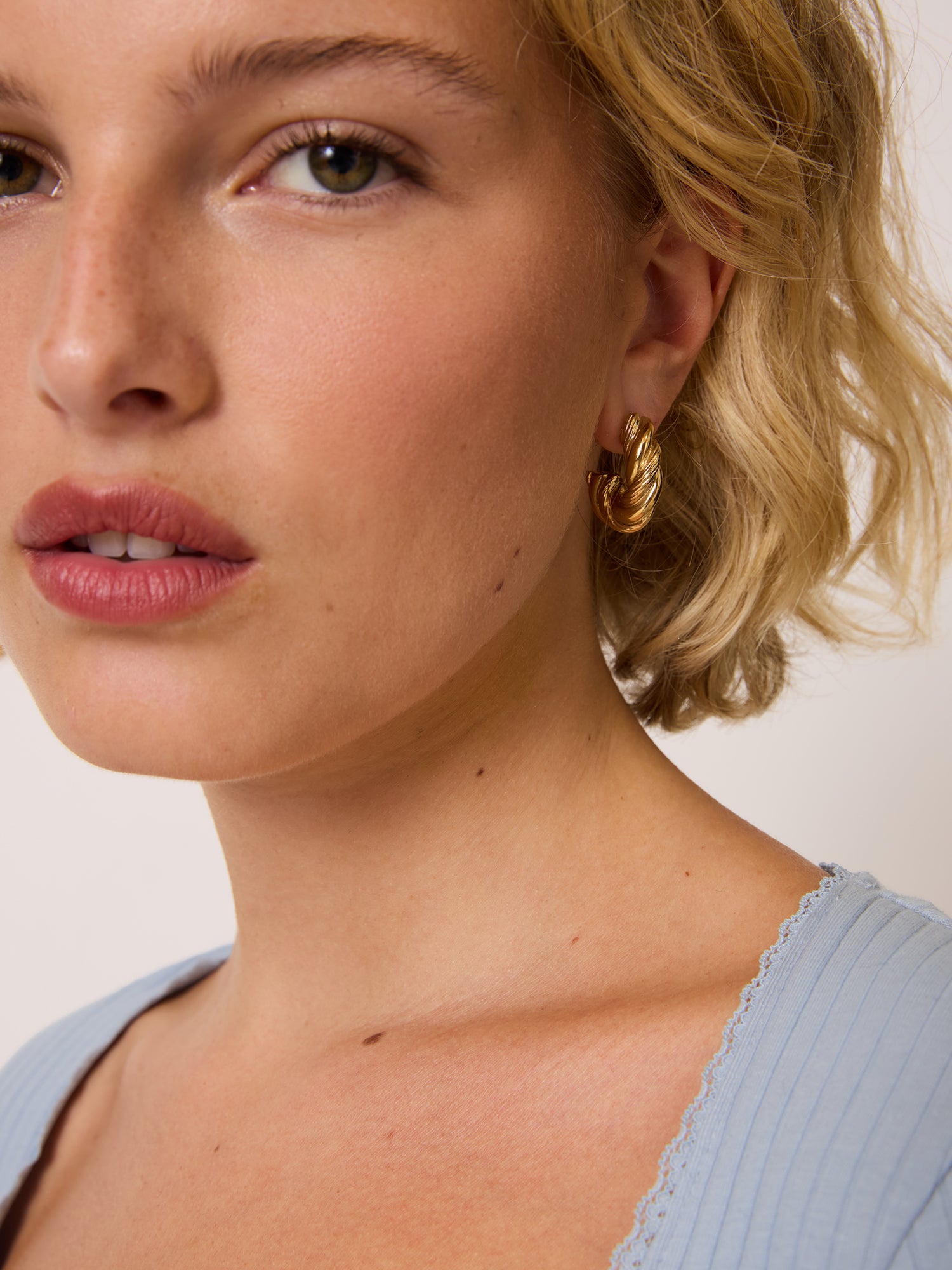 Boucles d'oreilles BELLISSIMA - Uni Or Vieilli